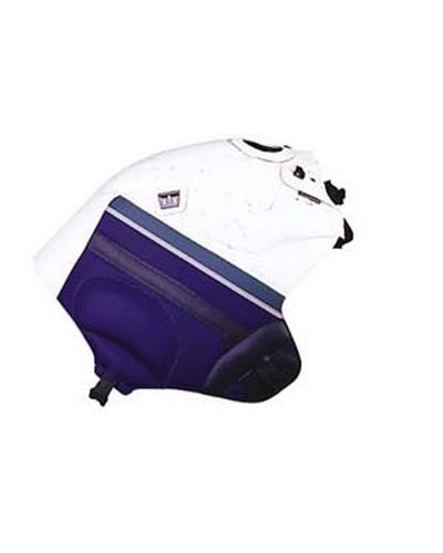 Protège Reservoir Moto Sur Mesure BAGSTER XTZ750 93 Blanc-bleu chine