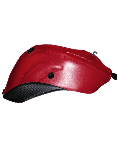 Protège Reservoir Moto Sur Mesure BAGSTER Yamaha FZ1 Fazer S 2009 rouge foncé-déco noir