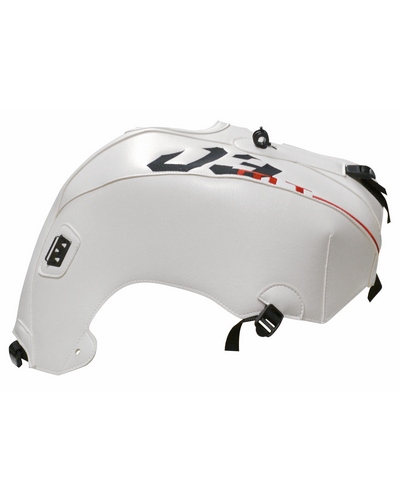 Protège Reservoir Moto Sur Mesure BAGSTER Yamaha MT 03 2011 blanc logo