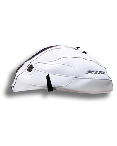 Protège Reservoir Moto Sur Mesure BAGSTER Yamaha XJR 1300 2008 blanc-bleu foncé