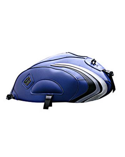 Protège Reservoir Moto Sur Mesure BAGSTER Yamaha YBR 125 2007-08 baltique-déco noir acier et gr