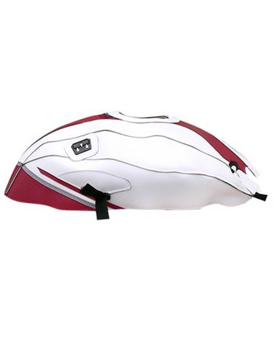 Protège Reservoir Moto Sur Mesure BAGSTER Yamaha YZF R 6 2008 blanc-deco rouge