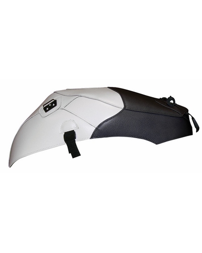 Protège Reservoir Moto Sur Mesure BAGSTER Yamaha YZF R1 2012 blanc-noir mat