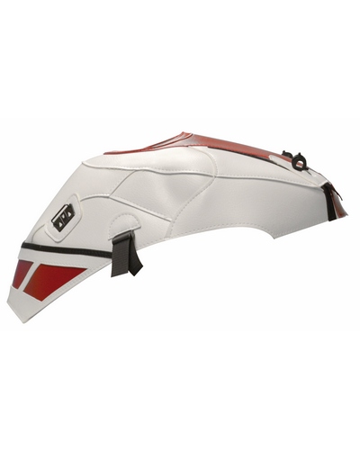 Protège Reservoir Moto Sur Mesure BAGSTER Yamaha YZF R1 2012 blanc-rouge-noir