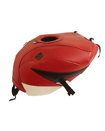 Protège Reservoir Moto Sur Mesure BAGSTER Yamaha YZF R6 2001 rouge-blc-noir