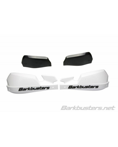 Protège Main Moto BARKBUSTERS Coques de protège-mains BARKBUSTERS VPS MX blanc/déflecteur noir