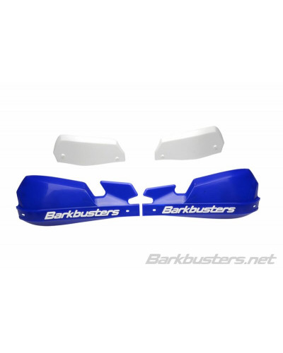 Protège Main Moto BARKBUSTERS Coques de protège-mains BARKBUSTERS VPS MX bleu/déflecteur blanc