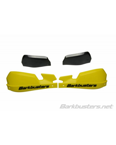 Protège Main Moto BARKBUSTERS Coques de protège-mains BARKBUSTERS VPS MX jaune/déflecteur noir