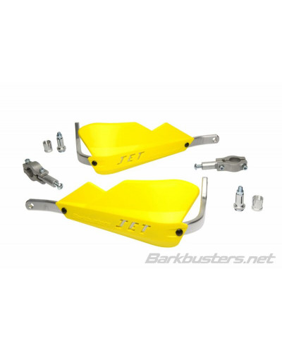 Protège Main Moto BARKBUSTERS Kit protège-mains BARKBUSTERS Jet montage 2 points embout de guidon droit Ø22mm jaune