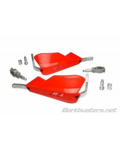 Protège Main Moto BARKBUSTERS Kit protège-mains BARKBUSTERS Jet montage 2 points embout de guidon droit Ø22mm rouge