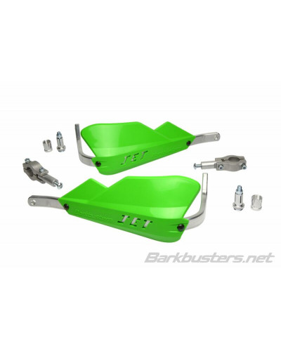 Protège Main Moto BARKBUSTERS Kit protège-mains BARKBUSTERS Jet montage 2 points embout de guidon droit Ø22mm vert