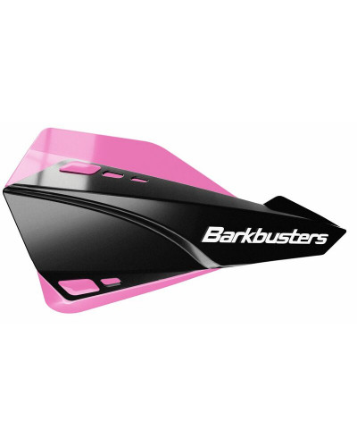 Protège Main Moto BARKBUSTERS Kit protège-mains BARKBUSTERS Sabre montage universel noir/déflecteur rose