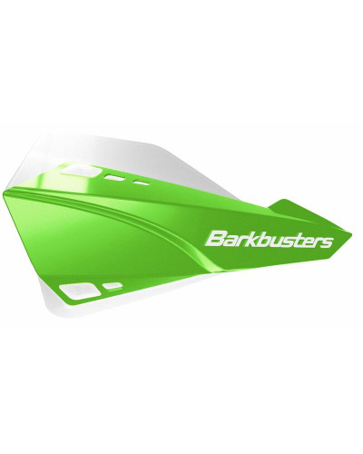 Protège Main Moto BARKBUSTERS Kit protège-mains BARKBUSTERS Sabre montage universel vert/déflecteur blanc