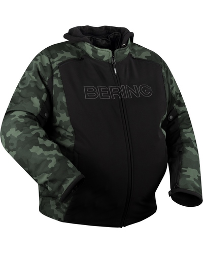 Blouson Textile Moto BERING Davis king size noir-camo