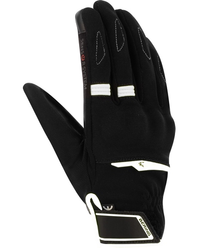 Gants Moto Été BERING été Fletcher Evo noir-blanc