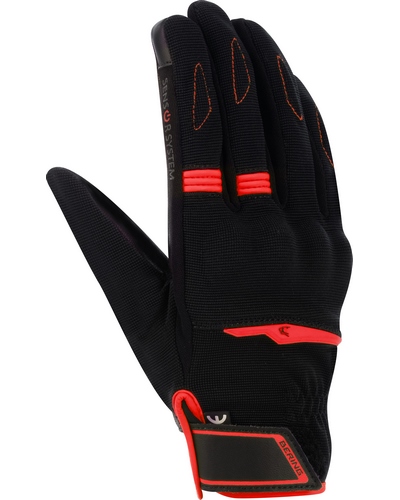 Gants Moto Été BERING été Fletcher Evo noir-rouge