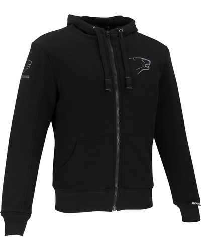 Blouson Textile Moto BERING Hoodiz CE noir