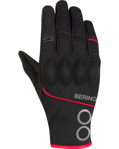 Gants Moto Mi-Saison BERING Nassau noir-rouge