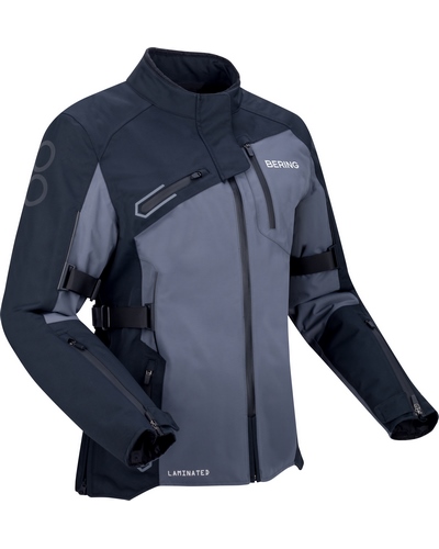 Veste Textile BERING Oxygen lady laminé noir-gris Veste Textile BERING Oxygen lady laminé noir-gris