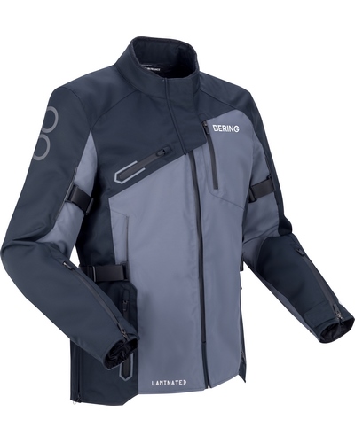Veste Textile BERING Oxygen laminé noir-gris Veste Textile BERING Oxygen laminé noir-gris