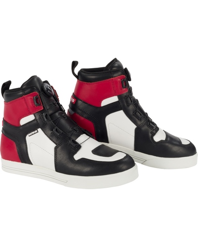 Baskets Moto BERING Reflex noir-rouge