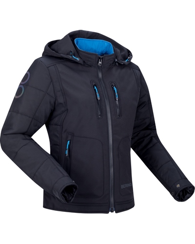 Blouson Textile Moto BERING Scoop lady noir