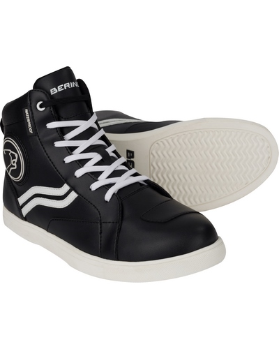 Baskets Moto BERING Stars Lady noir-blanc