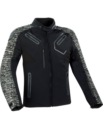 Blouson Textile Moto BERING Voltor noir-gris