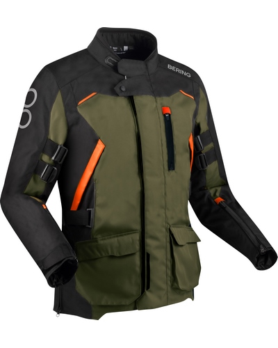 Veste Textile BERING Zephyr noir-kaki