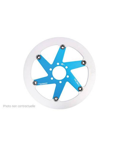 Disque Frein Moto BERINGER Disque de frein BERINGER Aeronal fonte flottant bleu - KT13FBL