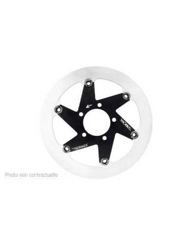 Disque Frein Moto BERINGER Disque de frein BERINGER Aeronal inox flottant noir - Y23LGIB