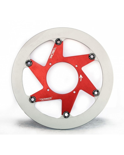 Disque Frein Moto BERINGER Disque de frein BERINGER H16LGRF Aeronal® fonte rond flottant rouge