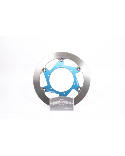 Disque Frein Moto BERINGER Disque de frein BERINGER KT1LGBLF Aeronal® fonte rond flottant bleu