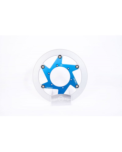 Disque Frein Moto BERINGER Disque de frein BERINGER S10LGBLF Aeronal® fonte rond flottant bleu