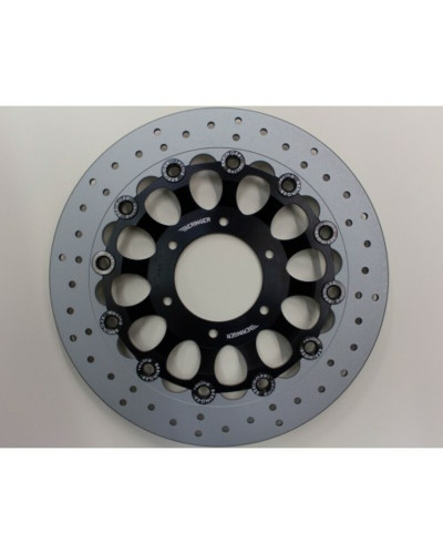 Disque Frein Moto BERINGER Disque de frein déporté BERINGER BR2RBBF Classic fonte rond flottant noir