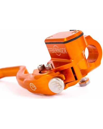 Maitre Cylindre Frein Moto BERINGER Maître-cylindre de frein radial BERINGER Aerotec® Ø14,5mm bocal integré orange (sans levier)