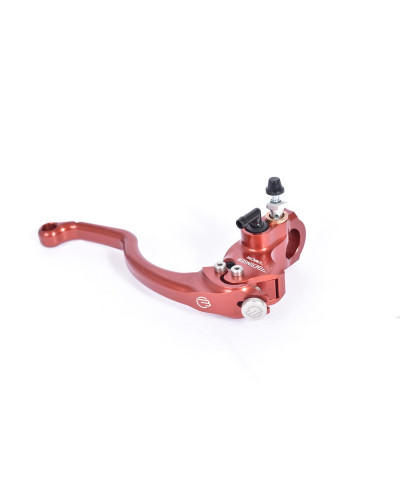 Maitre Cylindre Frein Moto BERINGER Maître-cylindre de frein radial BERINGER Aerotec® Ø14,5mm bocal séparé rouge (levier type 5 - 16cm)