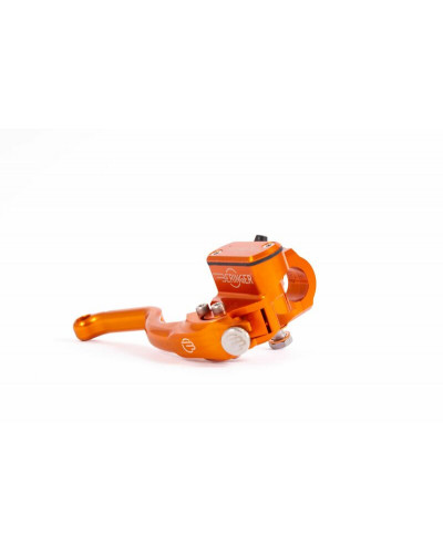 Maitre Cylindre Frein Moto BERINGER Maître-cylindre de frein radial BERINGER Aerotec® Ø17,5mm bocal integré orange (sans levier)