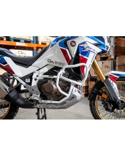 Caches Latéraux Moto BIHR Crash Bars BIHR blanc Honda CRF1100L Africa Twin