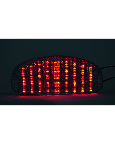 Accessoires Feux Moto BIHR Feu arrière BIHR LED clignotants intégrés HONDA HORNET 600