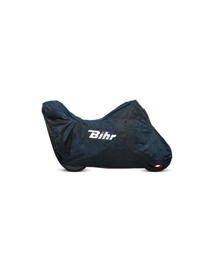 Housse Protection Moto BIHR Housse de protection extérieure BIHR compatible bulle haute et Top Case noir taille XL