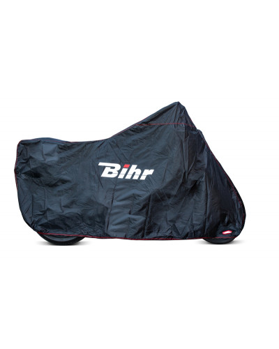 Housse Protection Moto BIHR Housse de protection extérieure BIHR compatible bulle haute noir taille S