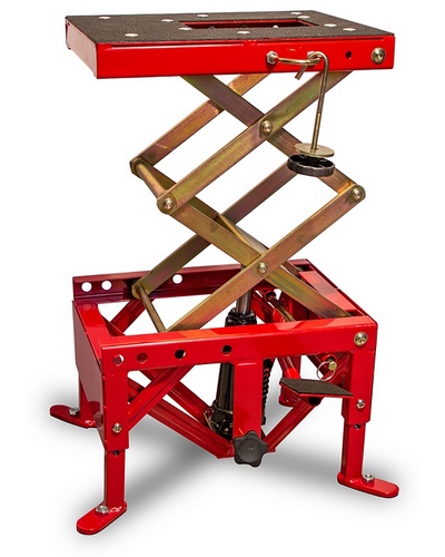 Béquille Arrière et Lève Moto BIHR Lève-moto hydraulique BIHR rouge TROP LOURD pour le Net