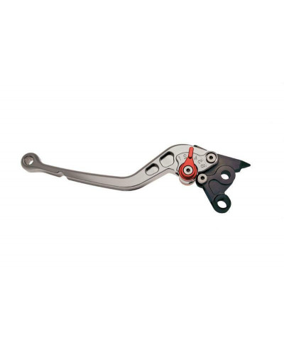 Kit Levier Embrayage et Frein Moto BIHR Levier d'embrayage BIHR aluminium taillé dans la masse anodisé argent