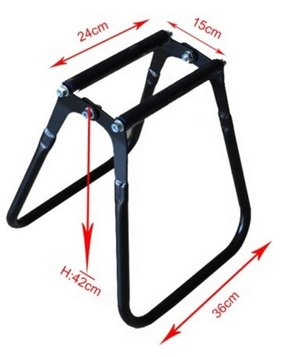 Béquille Arrière et Lève Moto BIHR Stand Trial BIHR Pliable noir