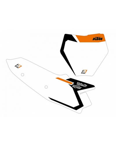 Plaque Course Moto BLACKBIRD Fonds de plaque BLACKBIRD KTM Graphic - KTM SX/SXF