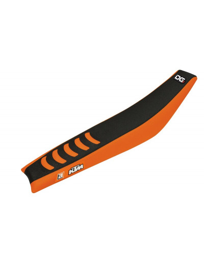 Housse Selle BLACKBIRD Housse de selle BLACKBIRD Double Grip 3 noir/orange KTM SX85