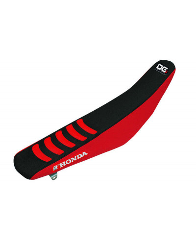 Housse Selle BLACKBIRD Housse de selle BLACKBIRD Double Grip 3 noir/rouge Honda CRF450R/RX