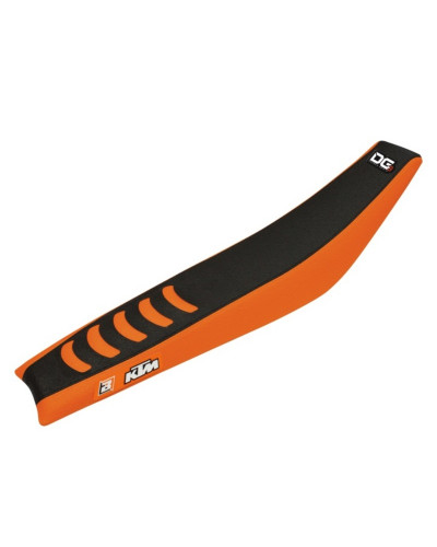 Housse Selle BLACKBIRD Housse de selle BLACKBIRD Double Grip 3 orange/noir KTM SX85