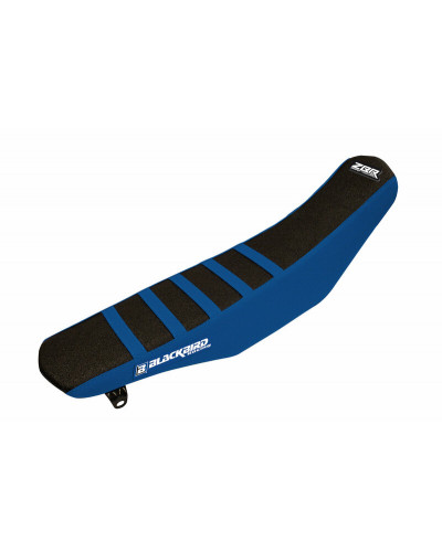 Housse Selle BLACKBIRD Housse de selle BLACKBIRD Zebra bleu/noir Yamaha YZ450F